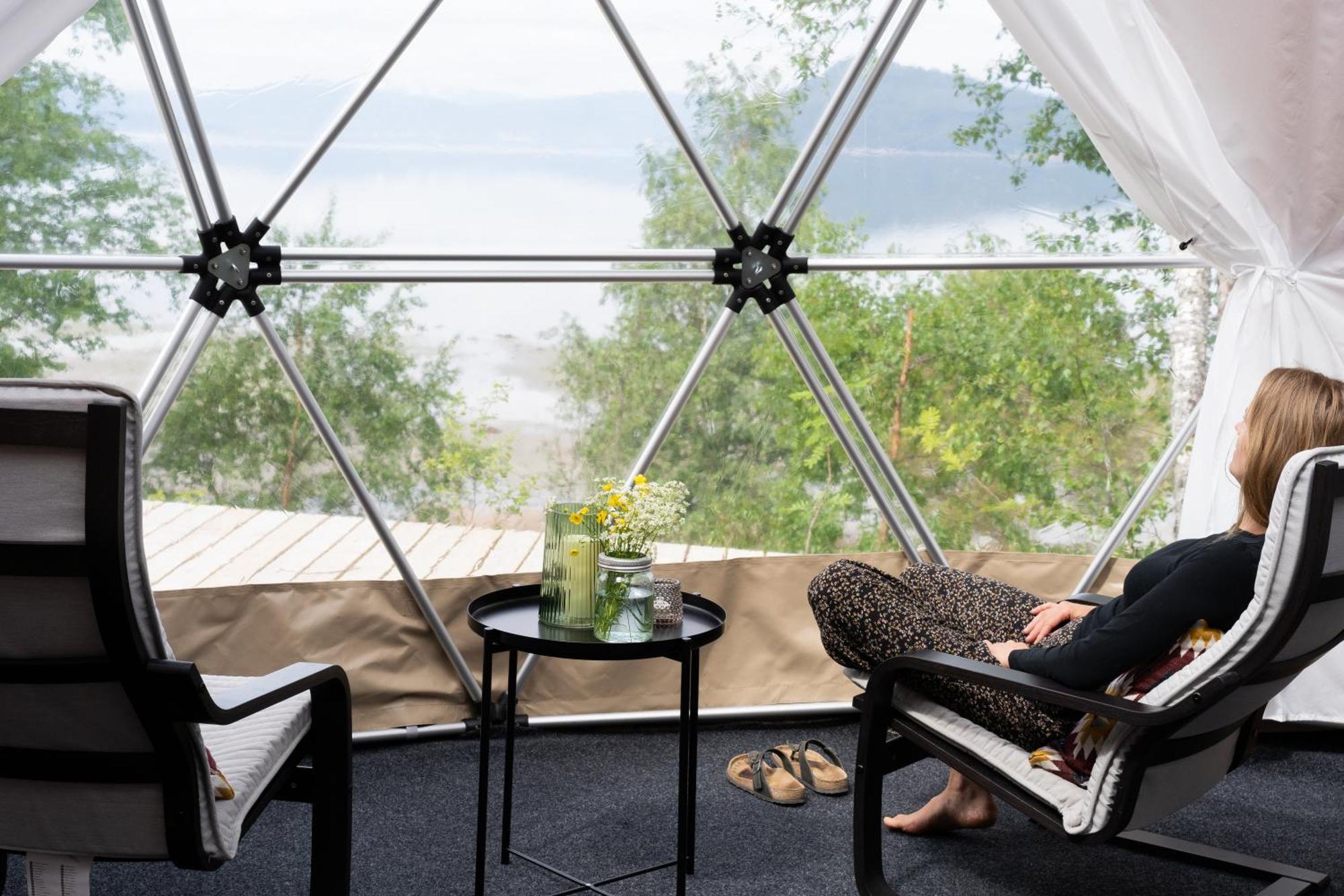 Fugelvagen, Cabins And Glamping Alvund Luaran gambar